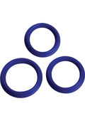 Trinity Vibes 3-Piece Premium  Silicone Erection Rings