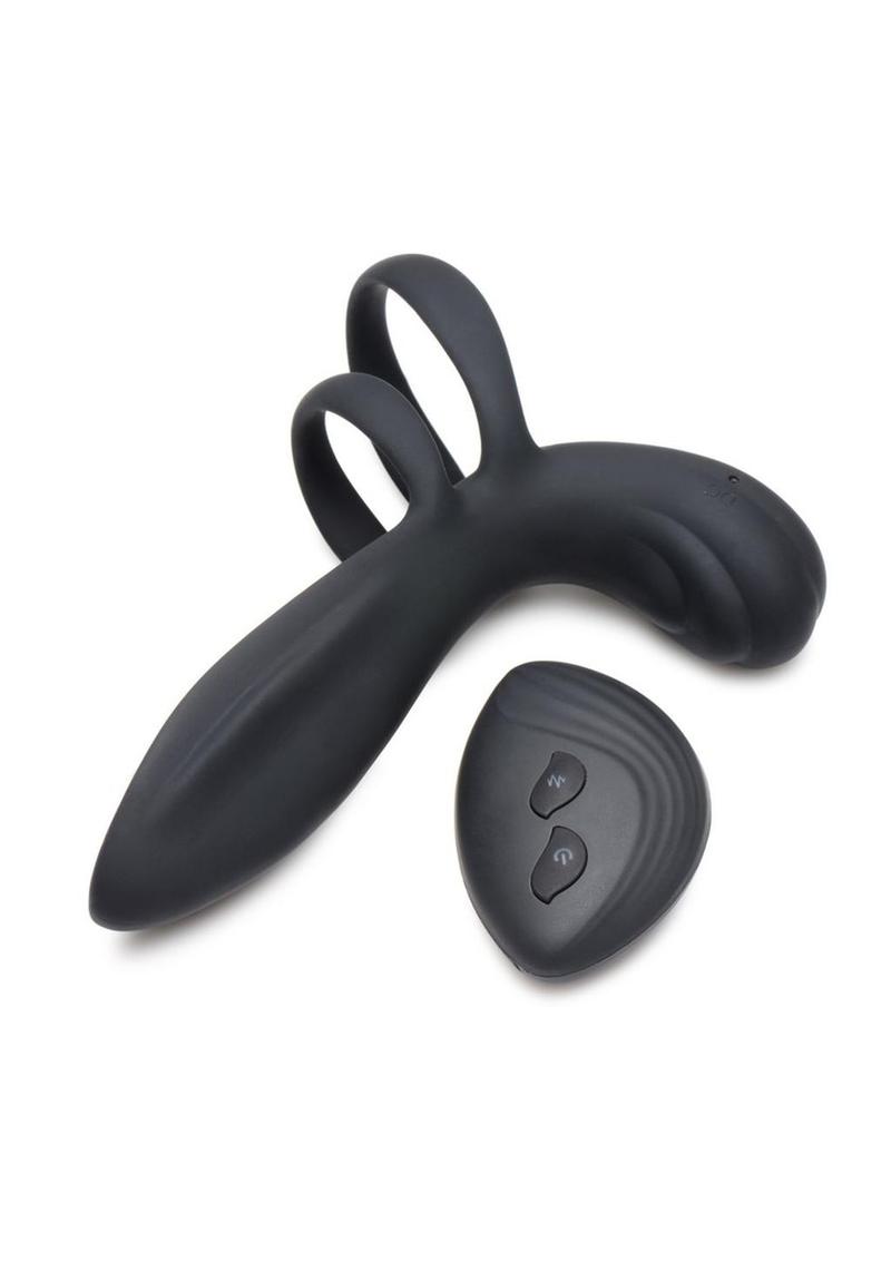 Trinity Men 10X Vibrating Girth Enhancer with Dual Motor Stimulation