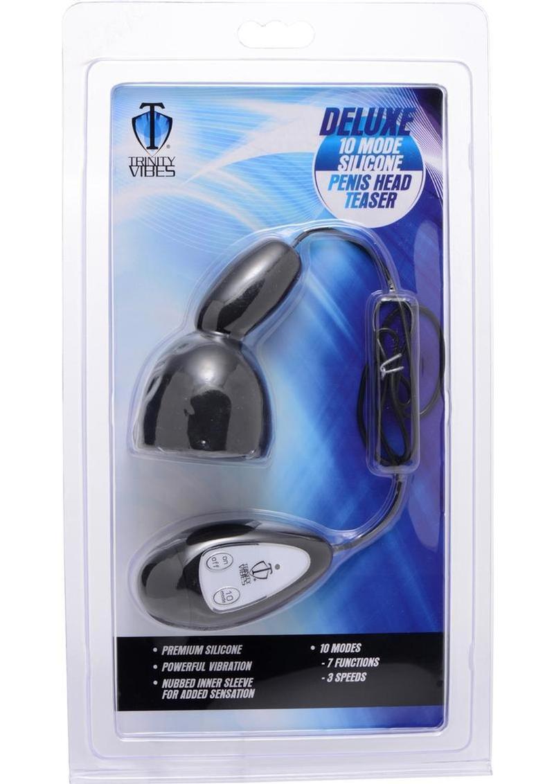 Trinity Vibes Deluxe 10 Mode Silicone Penis Head Teaser