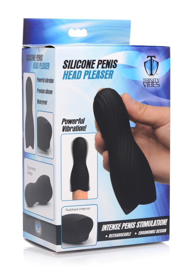 Trinity Vibes Silicone Penis Head Pleaser with Powerful Vibration