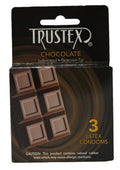 Trustex Chocolate Flavored Lubricated Latex Condoms