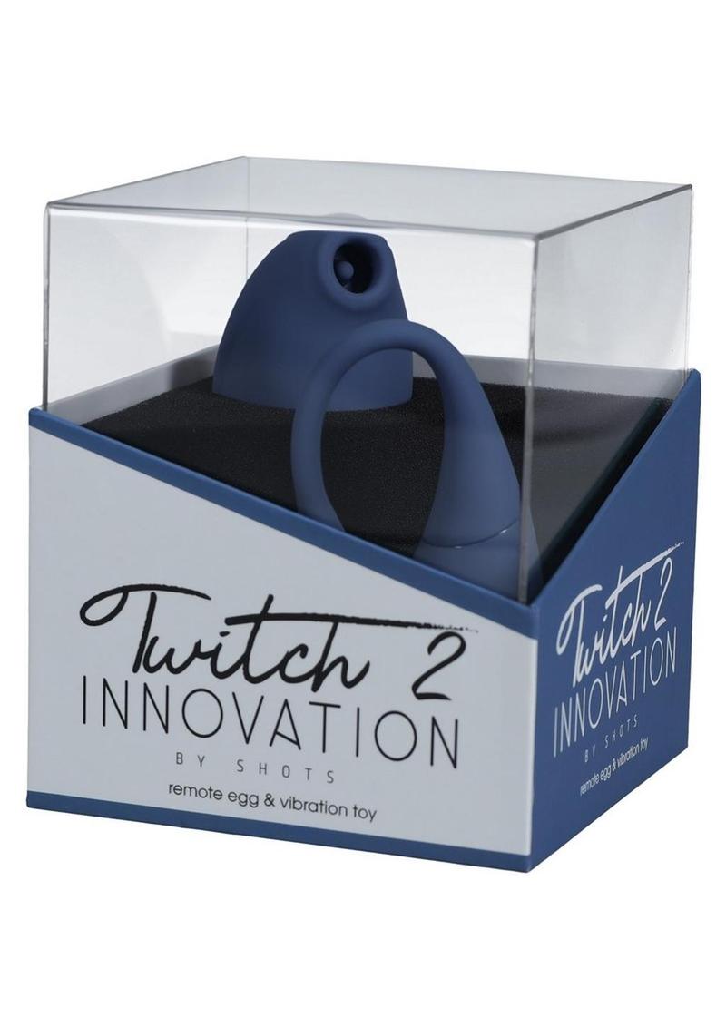 Twitch 2 Silicone Rechargeable Innovation Remote Egg Vibrators