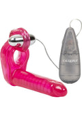 Ultimate Triple Stimulator Vibrating Cock Ring with Wired Remote Control