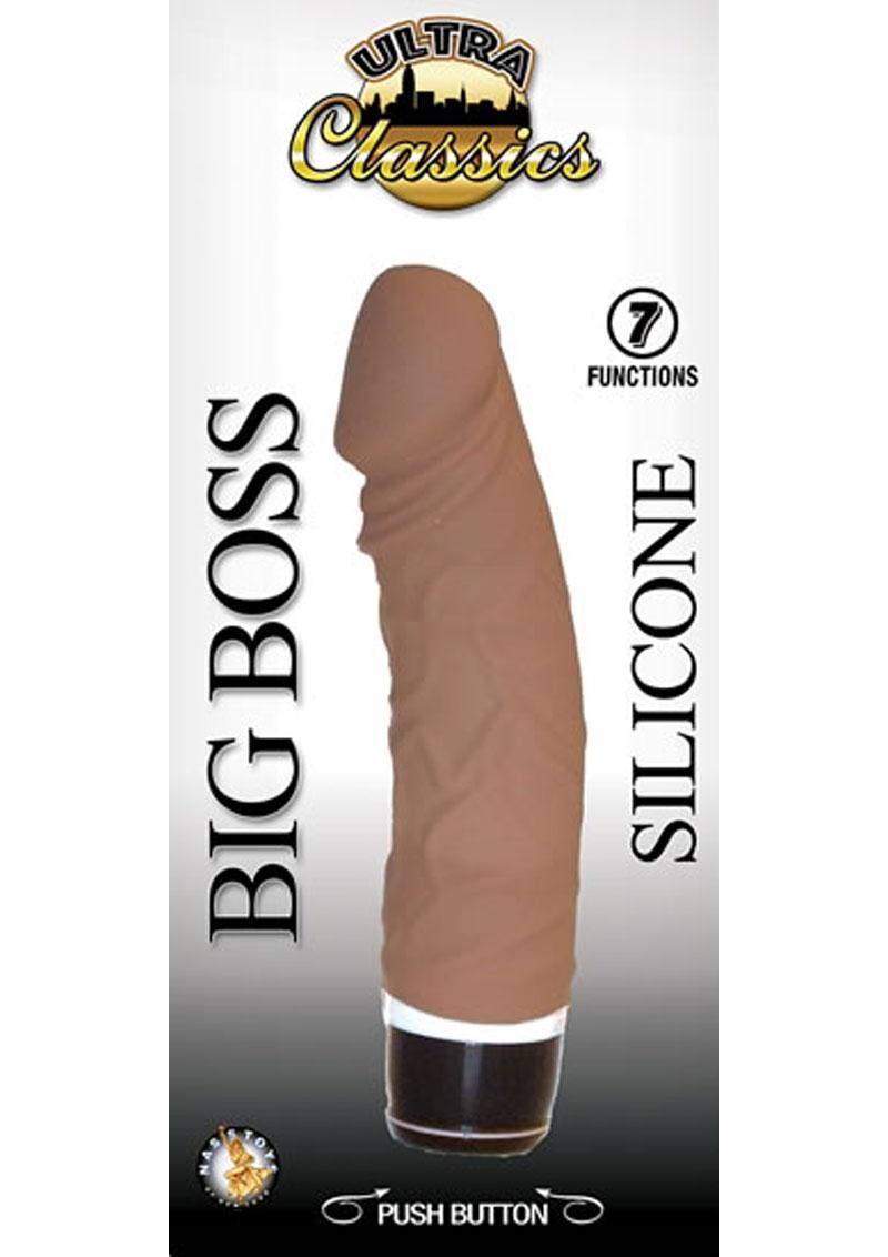Ultra Classics Big Boss Silicone Dildo With Vibration Modes
