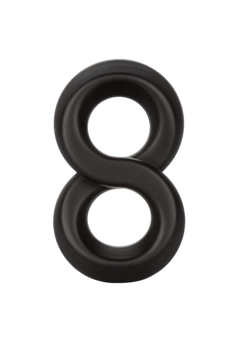 Ultra Soft Crazy 8 Dual Silicone Cock Ring