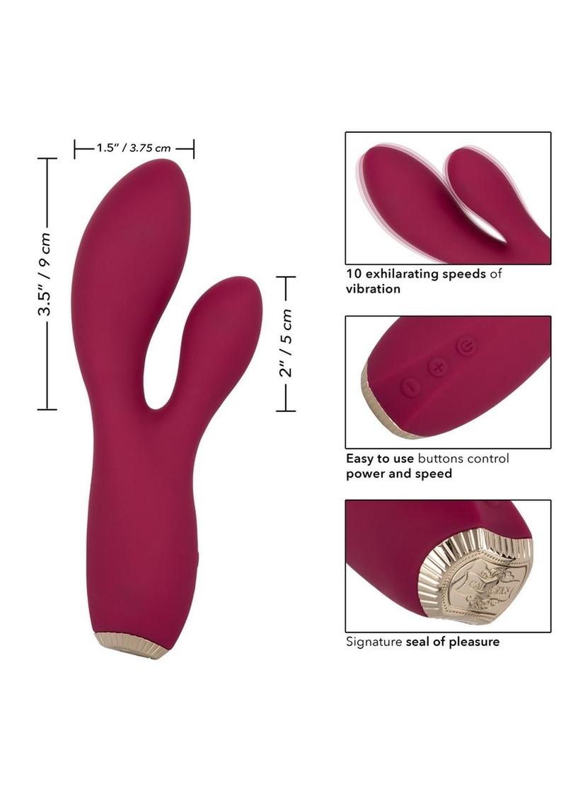 CalExotics Uncorked Cabernet Rechargeable Rabbit Vibrator