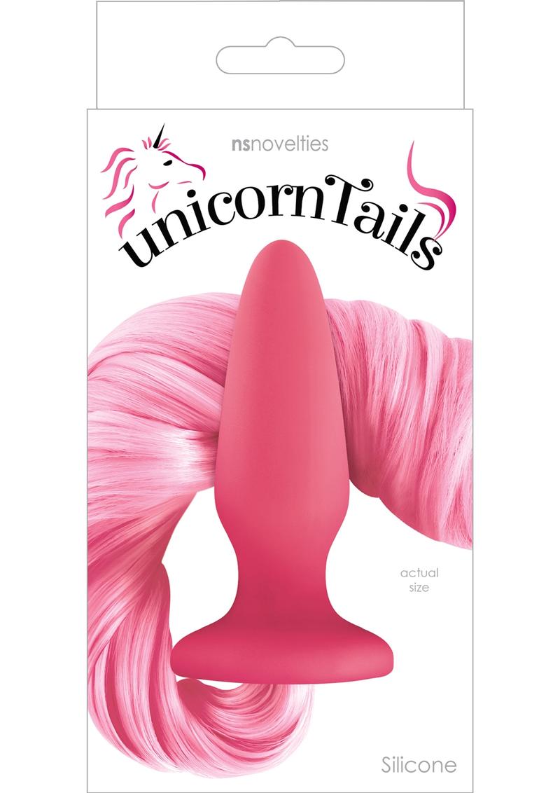 Unicorn Tails Silicone Anal Plug Available Rainbow