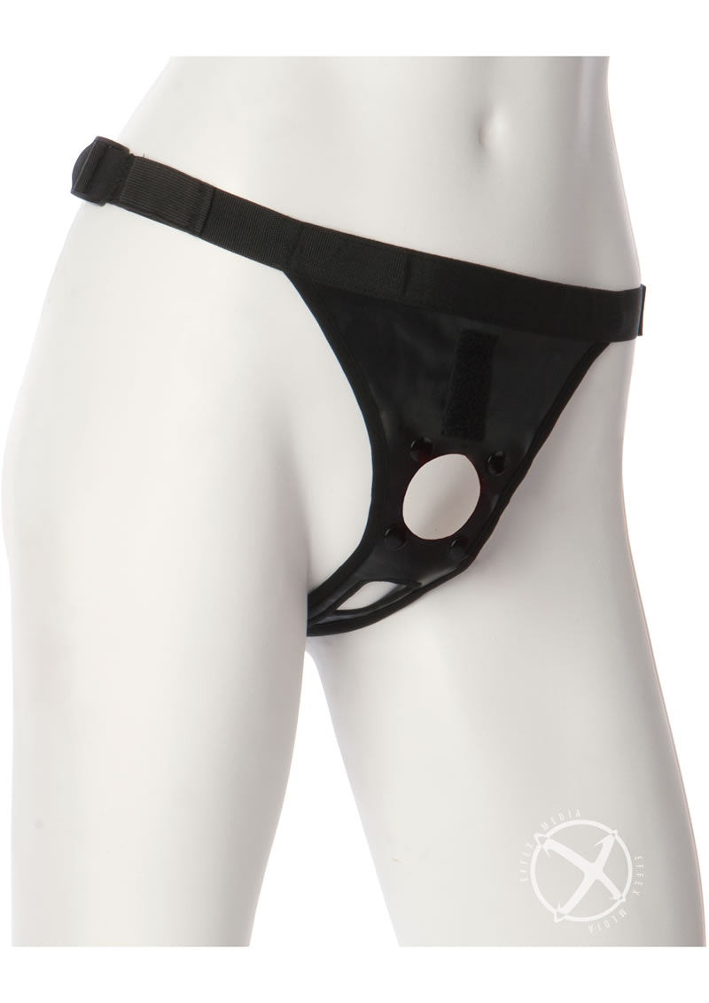 Vac-U-Lock Ultra Harness with Snaps Open Crotch Strap-On Harness