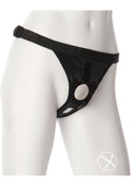 Vac-U-Lock Ultra Harness with Snaps Open Crotch Strap-On Harness