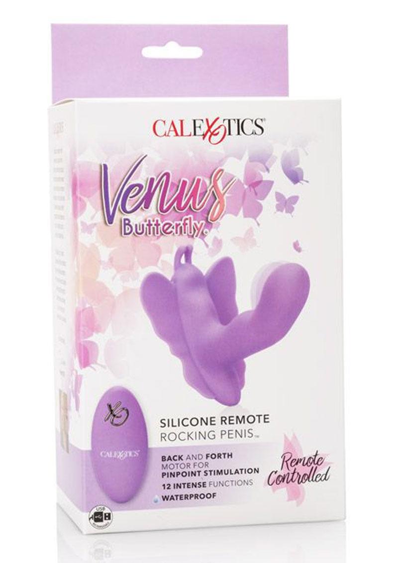 Venus Butterfly Rocking Penis Silicone Remote Control Vibrators