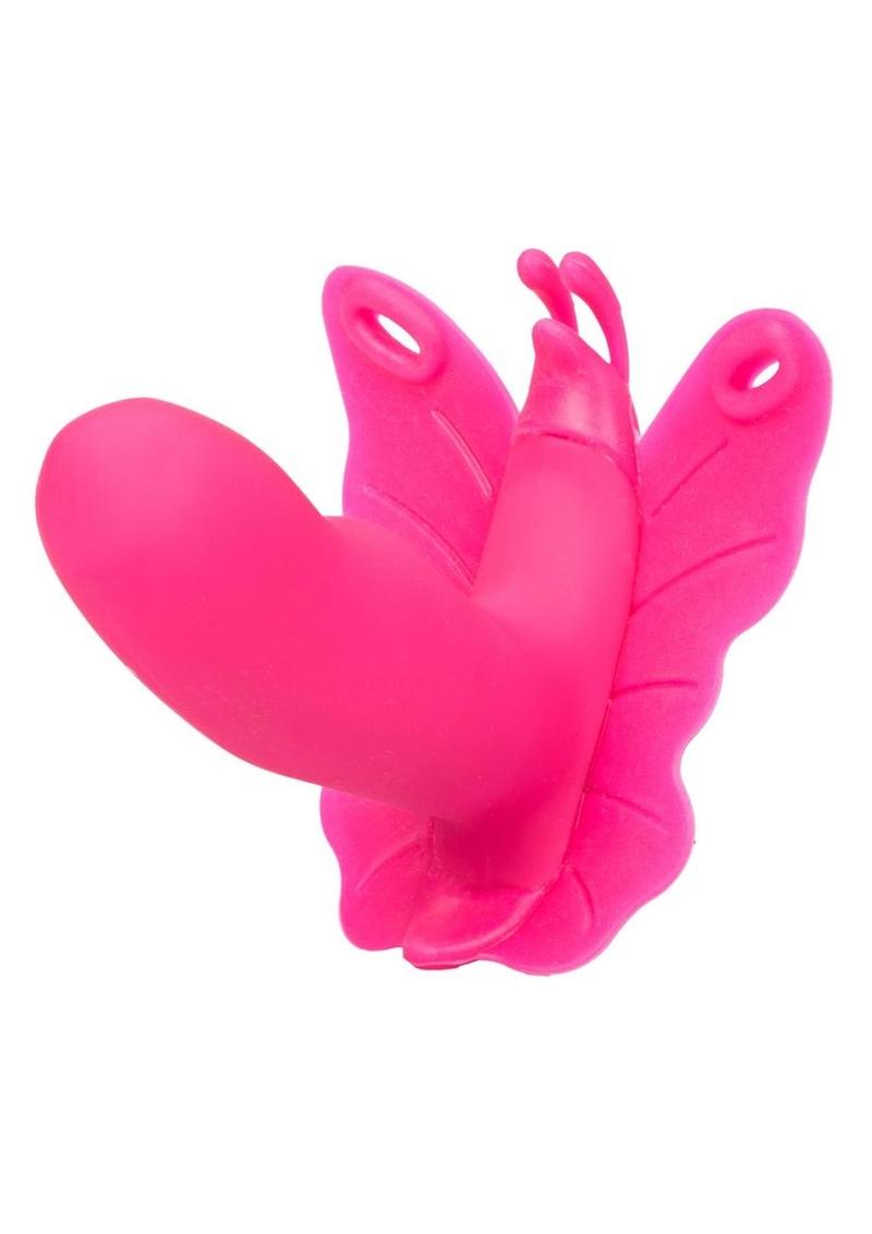 Venus Butterfly Silicone Strap-On with Remote 12 Functions