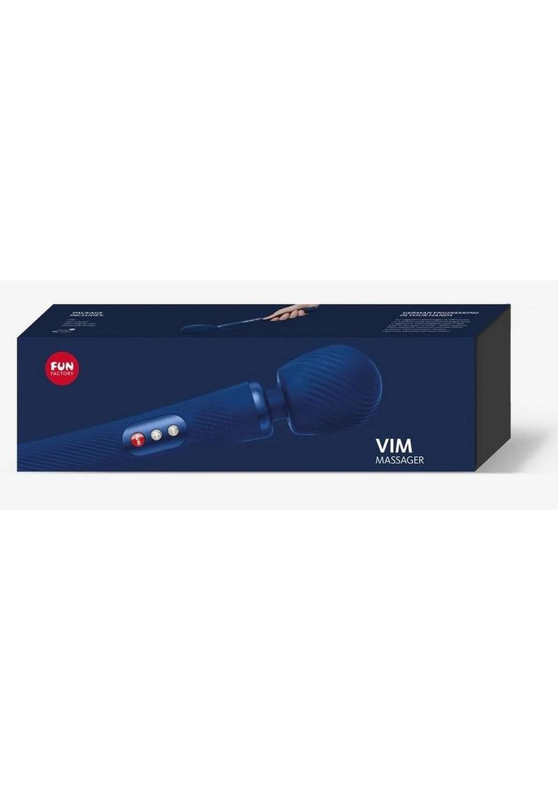 Fun Factory Vim Massager Midnight Navy Silicone Wand