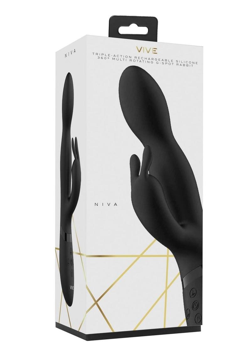 VIVE NIVA Triple Action Rotating  G Spot Rabbit Vibrator