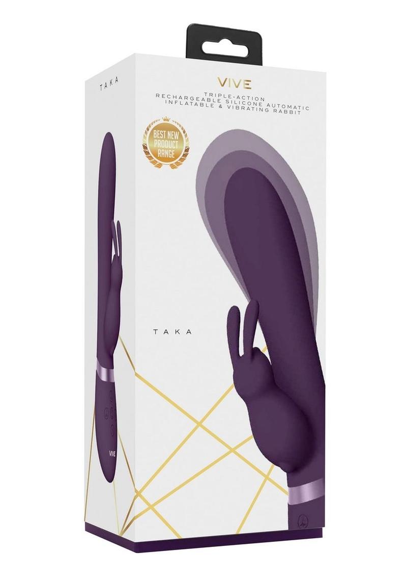 Vive Taka Rechargeable Inflatable Rabbit Vibrator