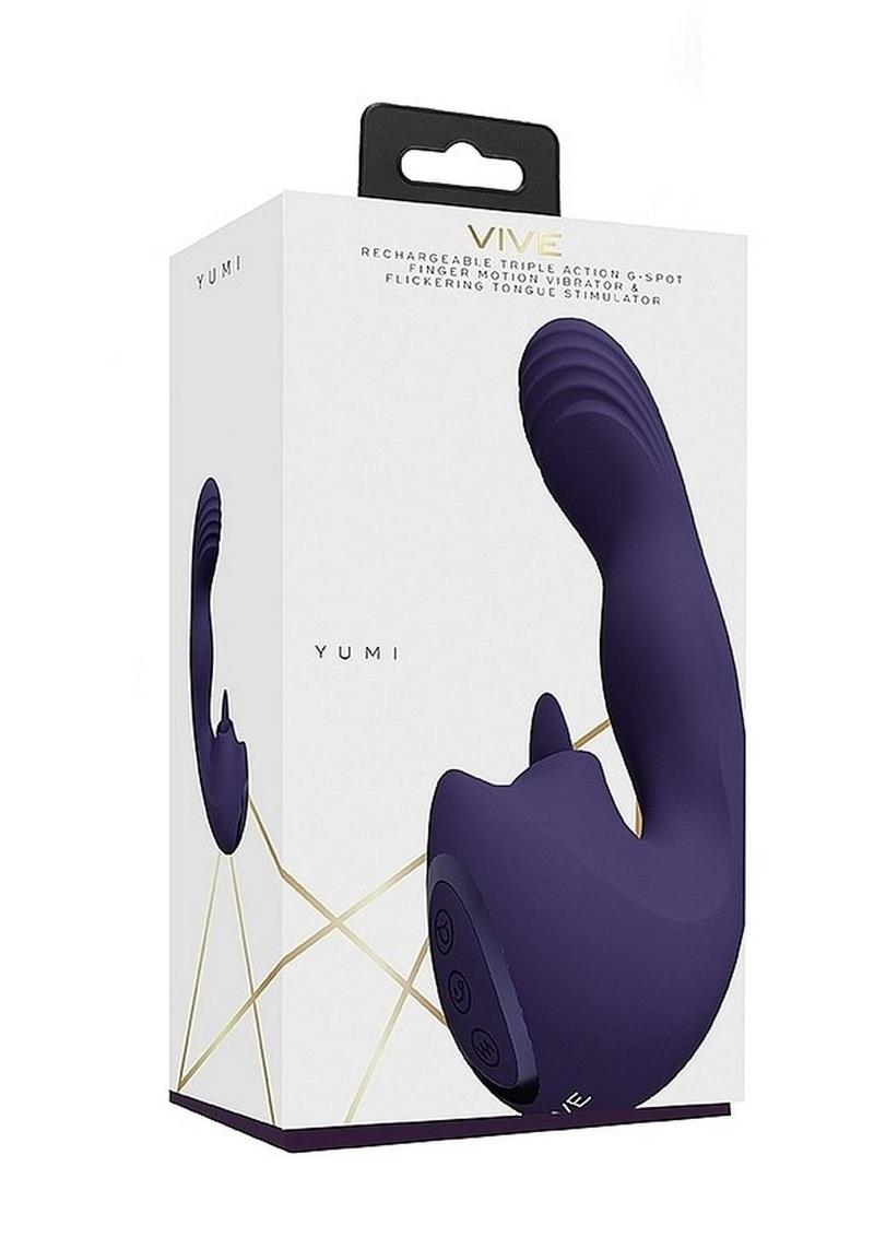 VIVE Yumi  Silicone Triple Motor Finger Motion Vibrator
