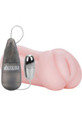 Vivid Raw Cock Tease Vibrating Stroker with Bullet and Wired Remote Control