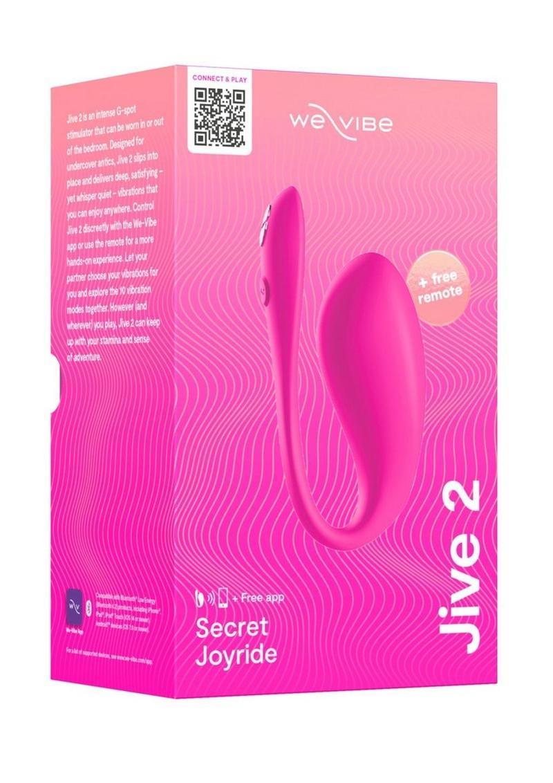 We-Vibe Jive 2 G-Spot Remote Controlled Vibrator