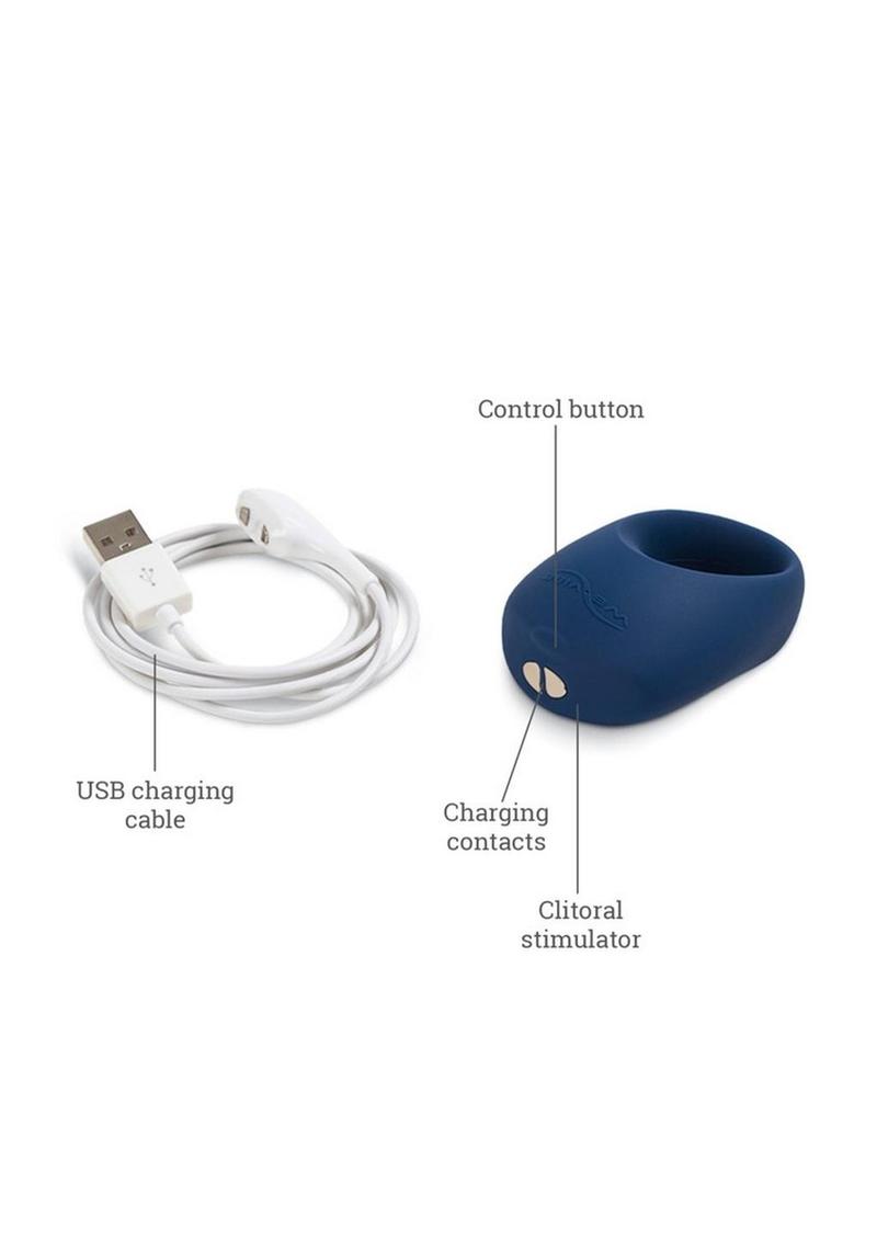 We Vibe Pivot Midnight Vibrating Silicone Ring