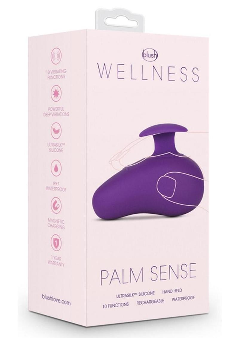 Wellness Palm Sense Silicone Massager 10 Vibrating Functions