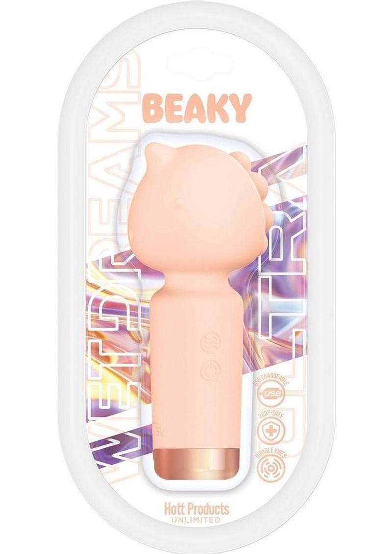 Wet Dreams Beaky Rechargeable Silicone Mini Wand Multi-Speed