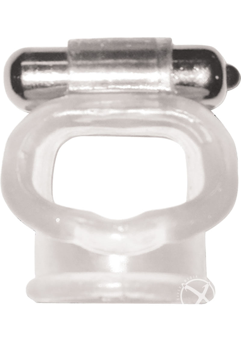 Wet Dreams Super Stud Sling Silicone Vibrating Cock And Balls Sling