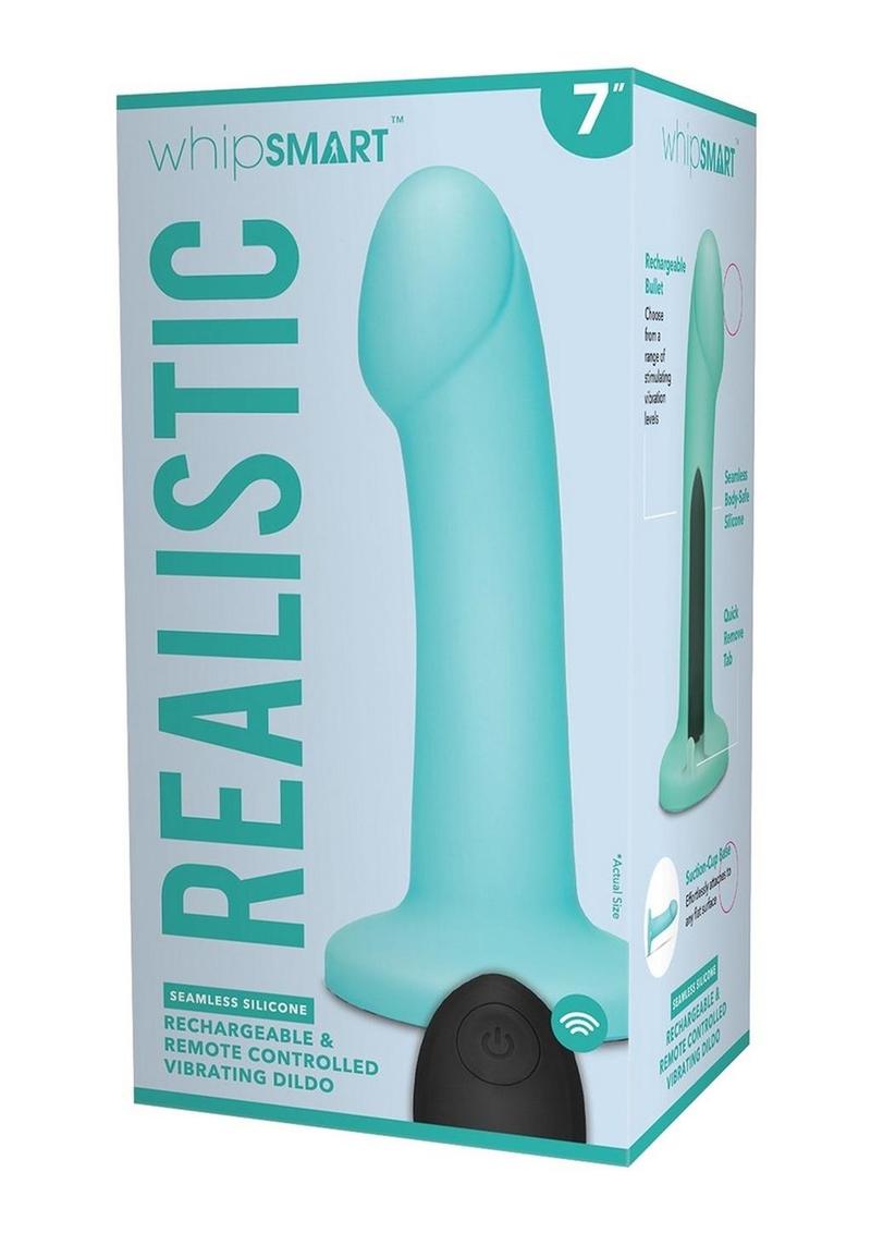 WhipSmart Rechargeable Silicone G/P-Spot Dildo with Remote Control