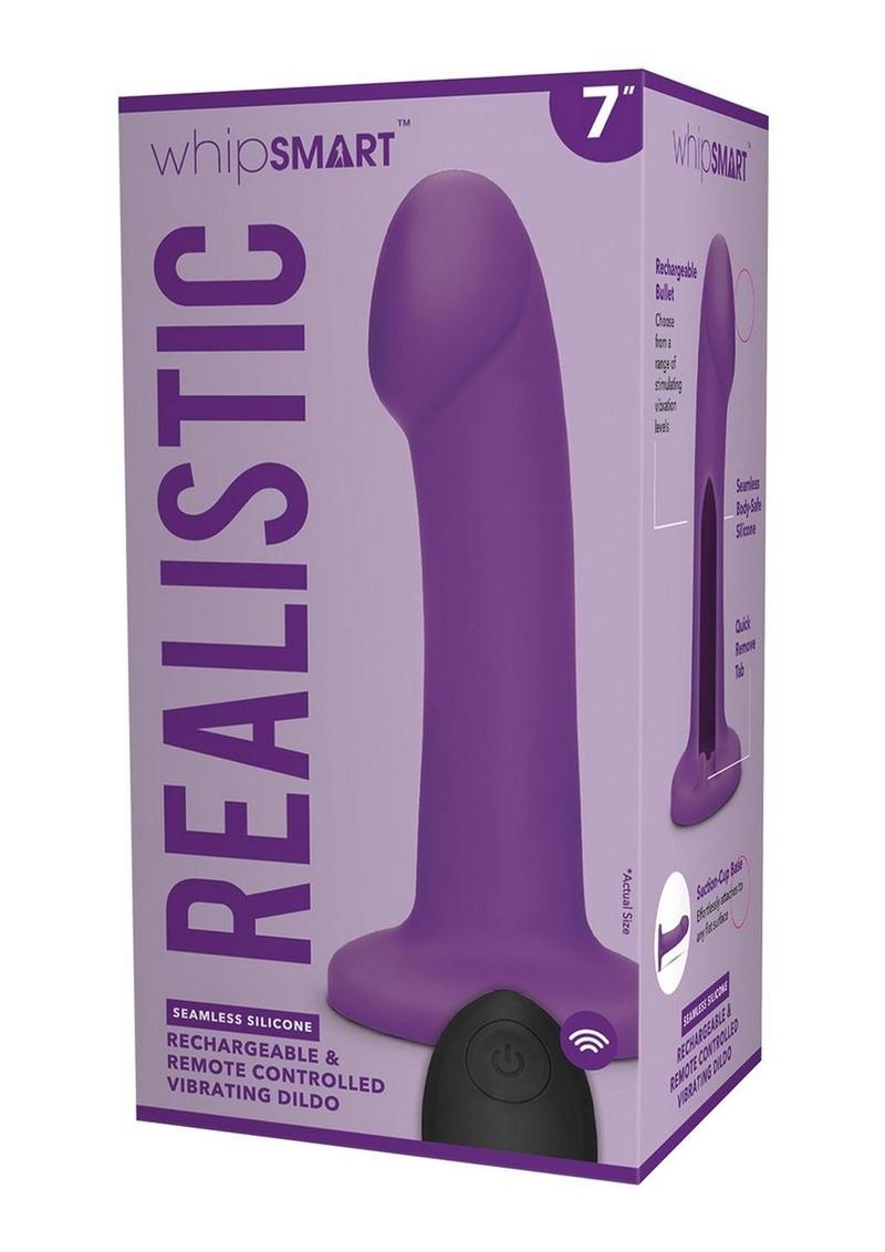 WhipSmart Rechargeable Silicone G/P-Spot Dildo with Remote Control
