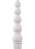 White Nights 7 Ribbed Waterproof Multi Speed Vibrator