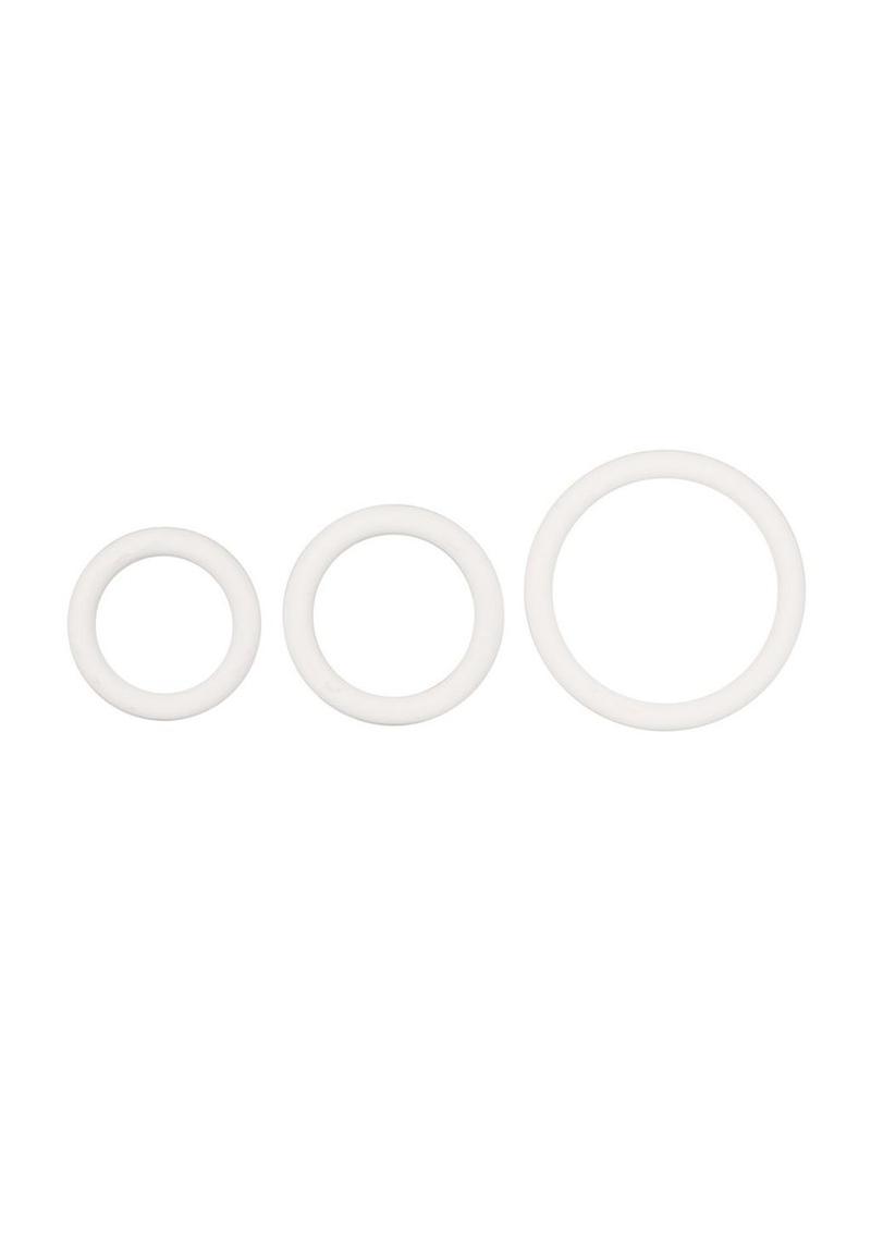 White Rubber Cock Rings Sturdy And Durable