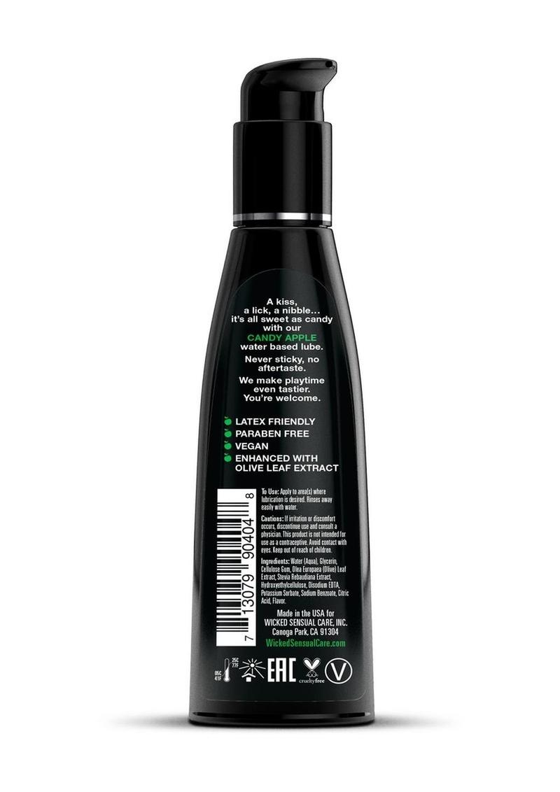 Wicked Aqua Candy Apple Flavored Water Based Lubricant