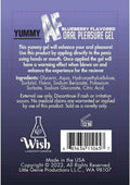 Yummy AF Blueberry Flavored Oral Pleasure Gel