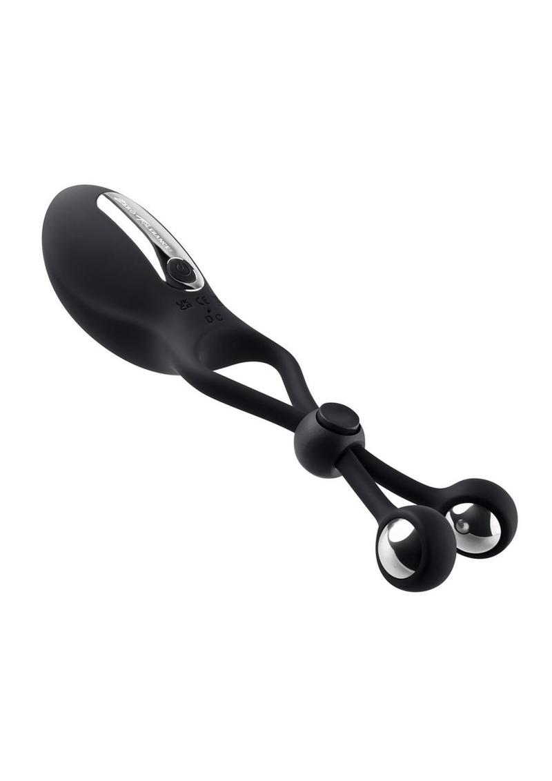 Zero Tolerance Big Bang Rechargeable Adjustable Rings with Balls Cock Tie