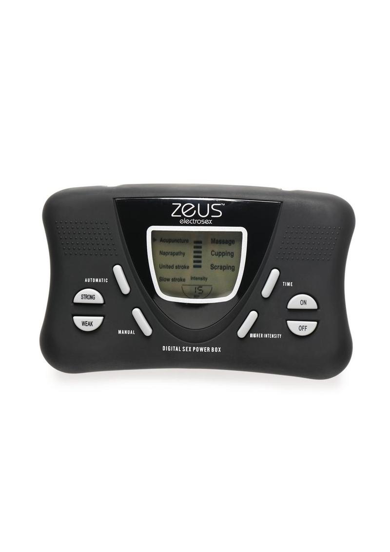 Zeus Electrosex Deluxe E Stim Kit Power Box Anal Plug