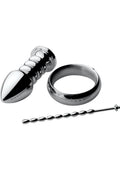 Zeus Electrosex Deluxe Voltaic for Him Stainless Steel E-Stim Kit
