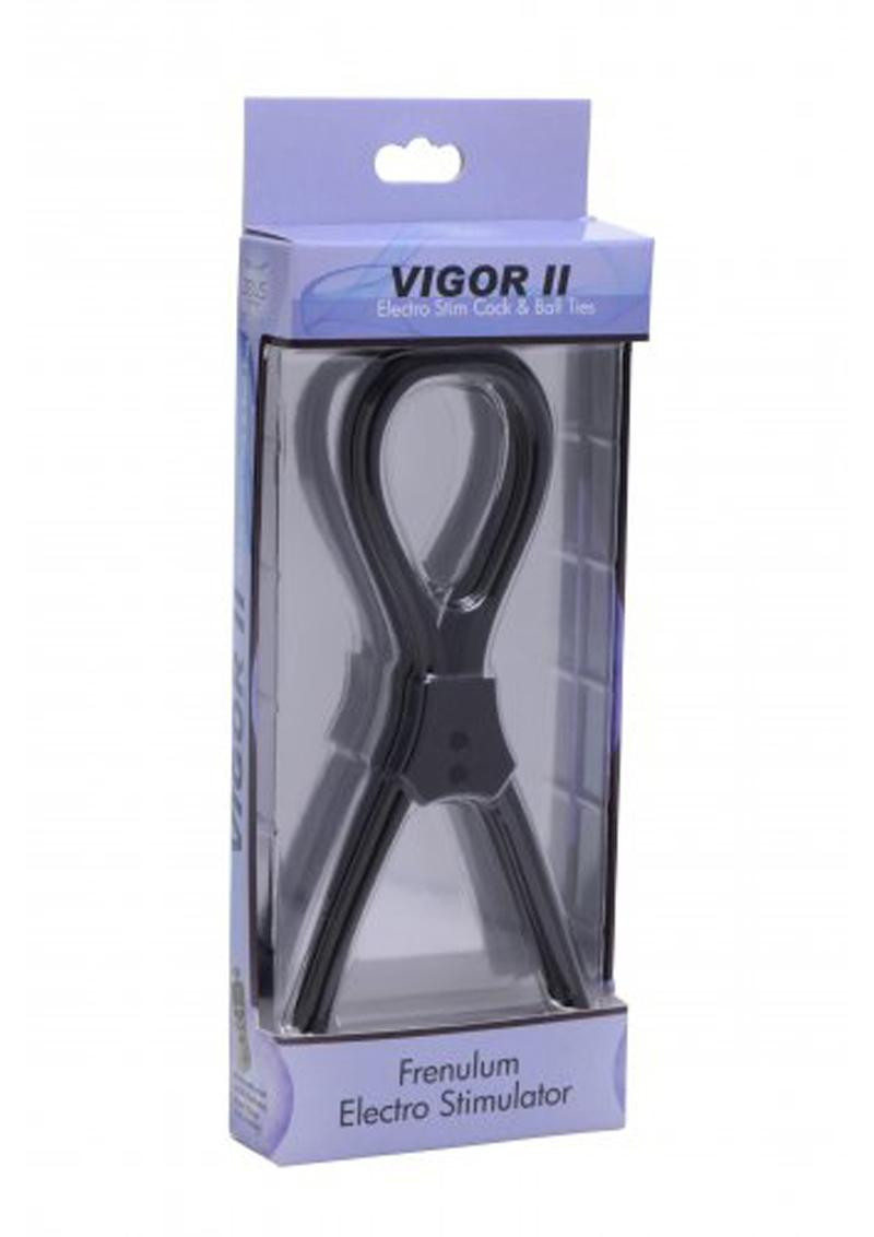 Zeus Electrosex Vigor II Silicone Cock And Ball Ties